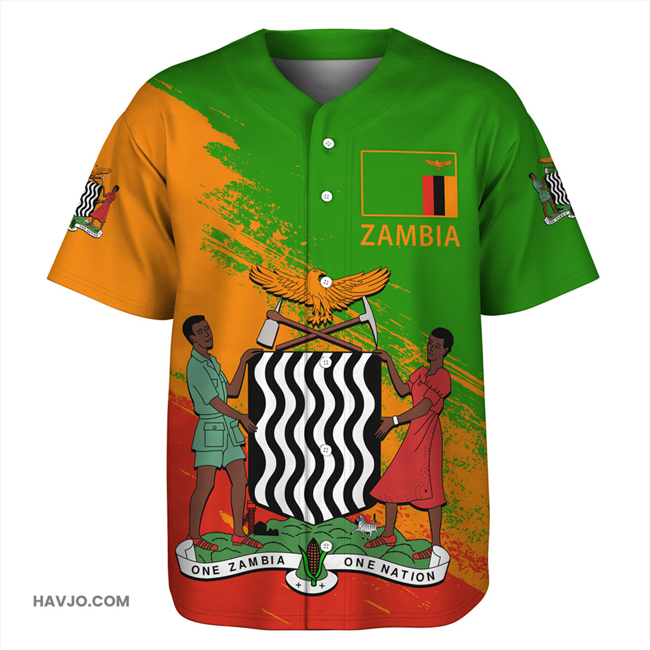 Zambia Special Style Baseball Jersey