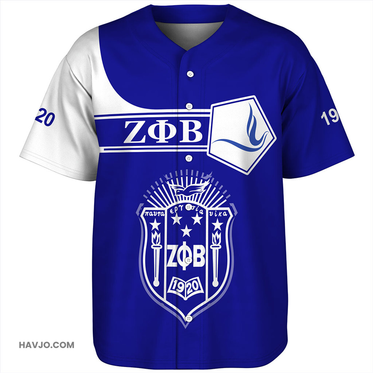 Zeta Phi Beta Custom Simple Style Baseball Jersey