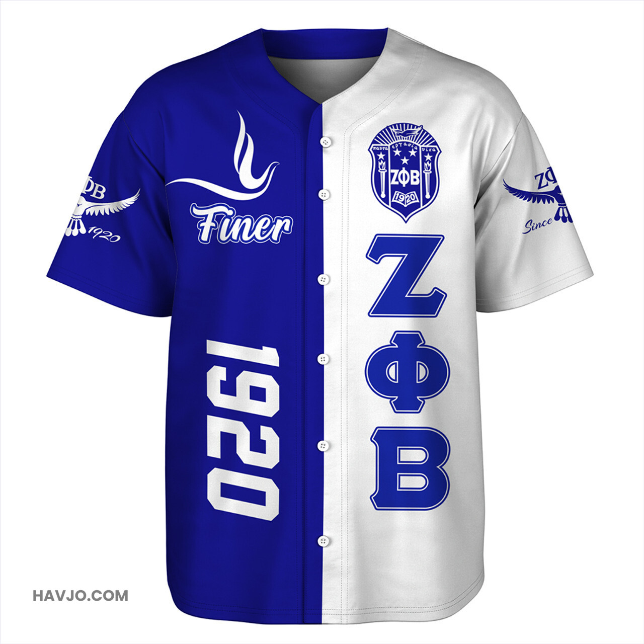 Zeta Phi Beta Finer 1920 Baseball Jersey