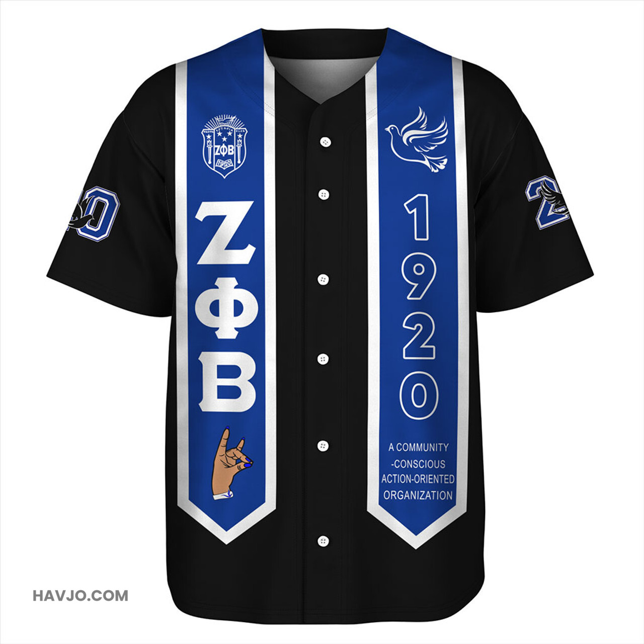 Zeta Phi Beta Greek Gradution Baseball Jersey