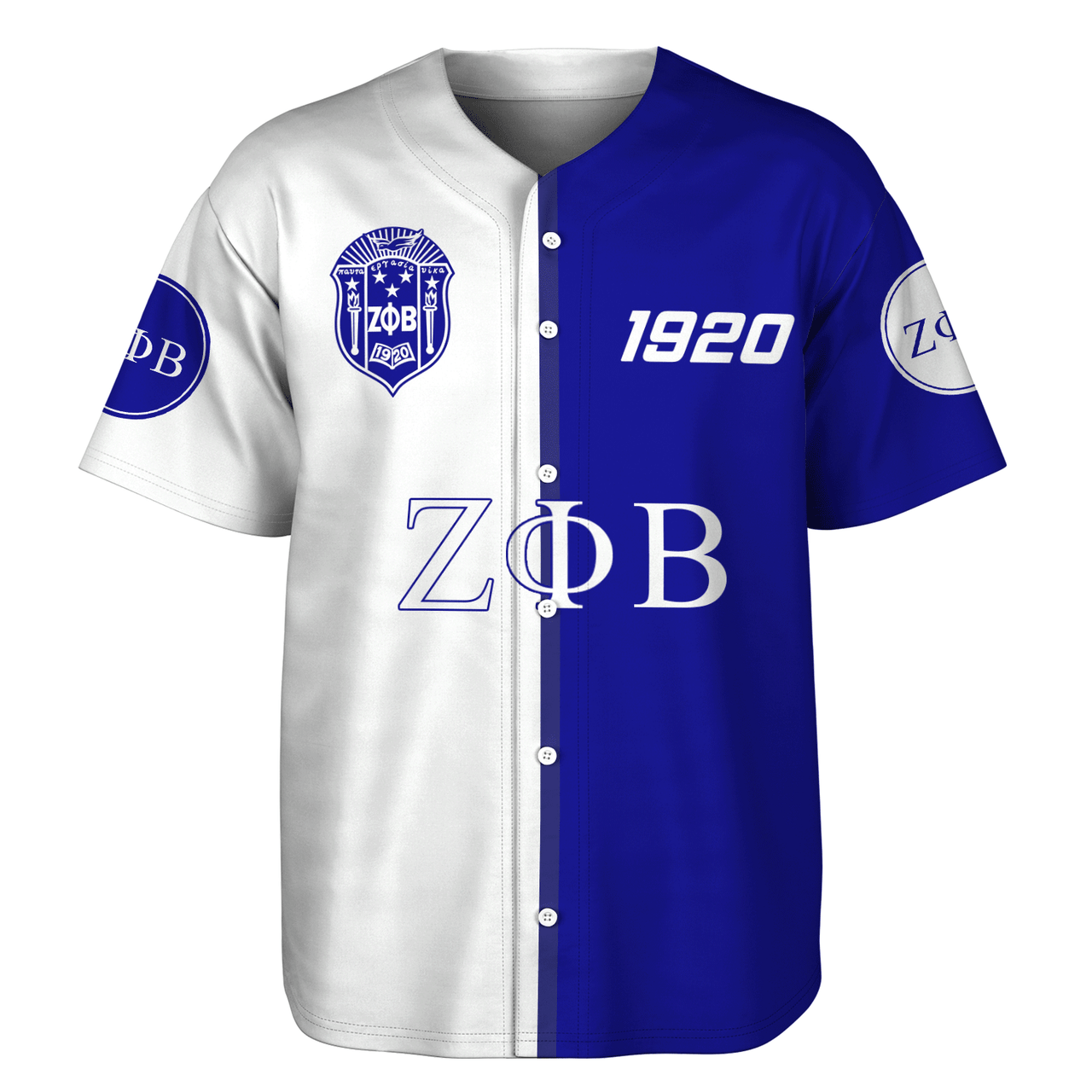 Zeta Phi Beta Half Circle Baseball Jersey