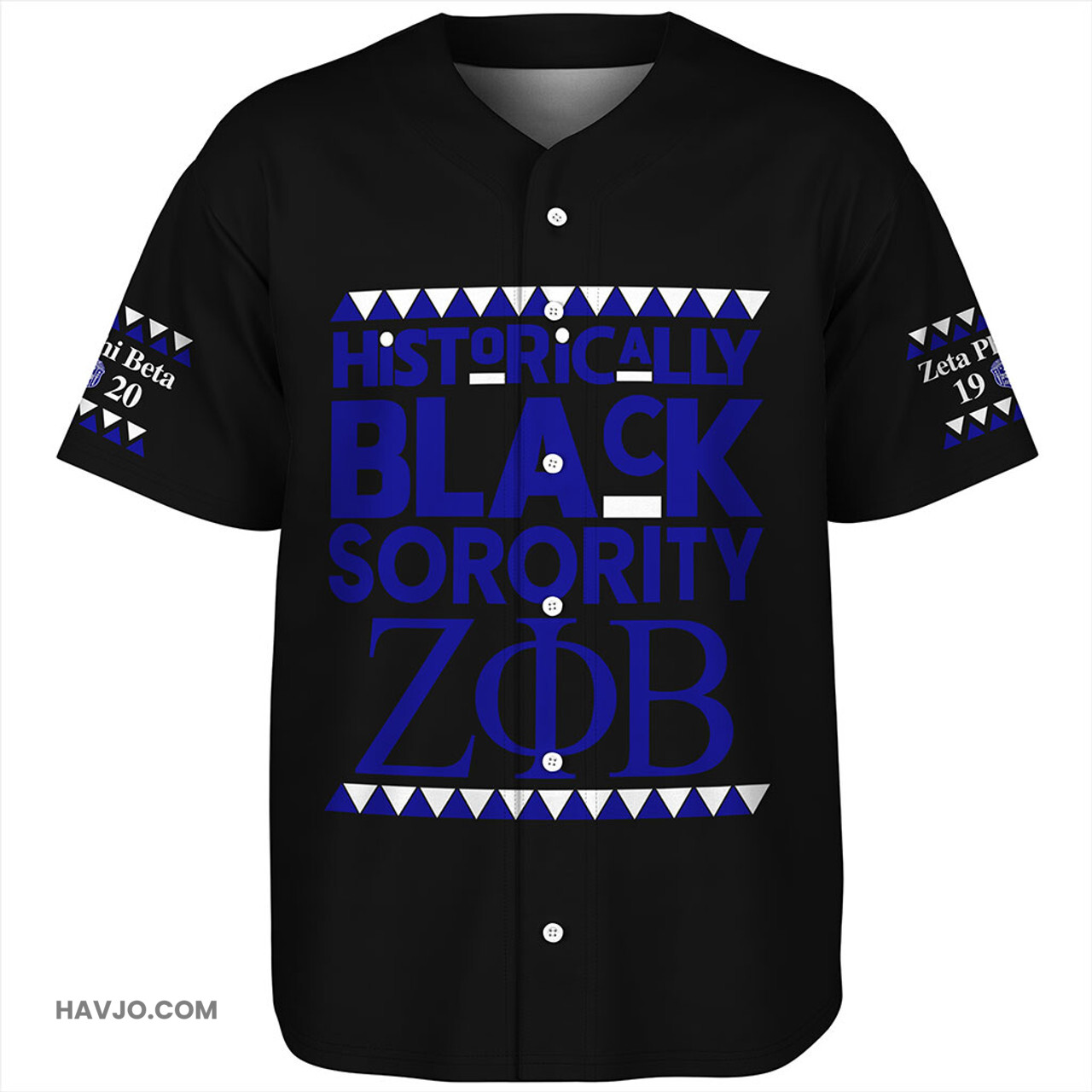 Zeta Phi Beta I Am History Baseball Jersey
