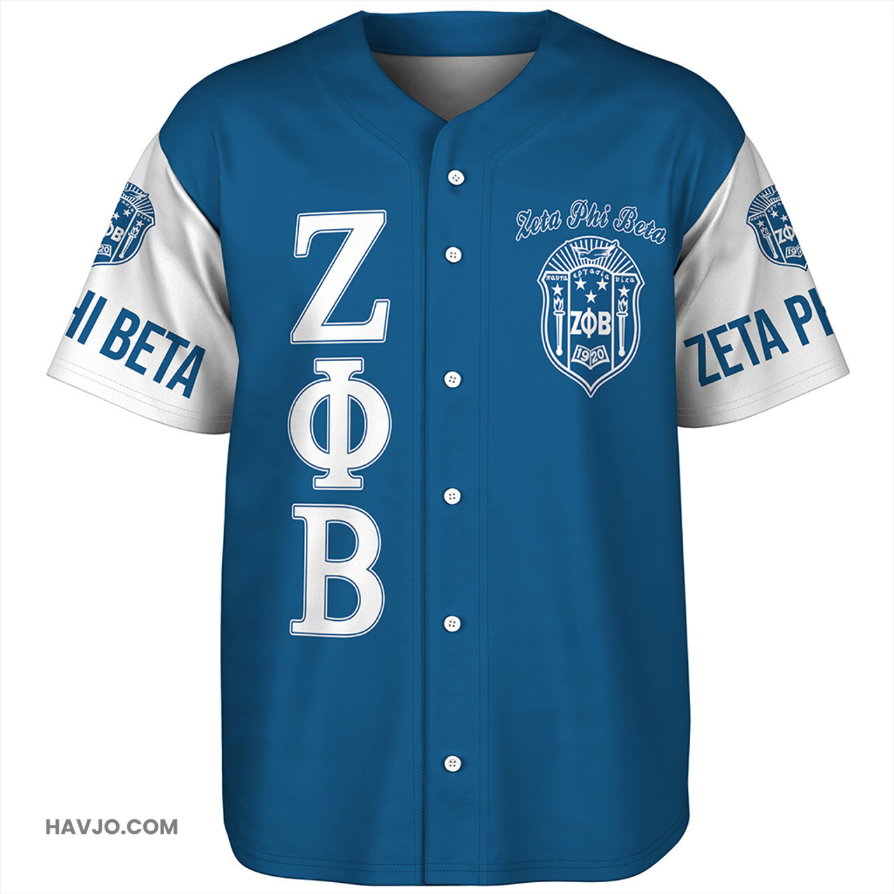 Zeta Phi Beta Lux Sisterhood Baseball Jersey