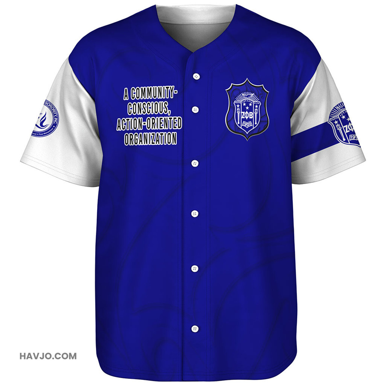 Zeta Phi Beta Motto Baseball Jersey