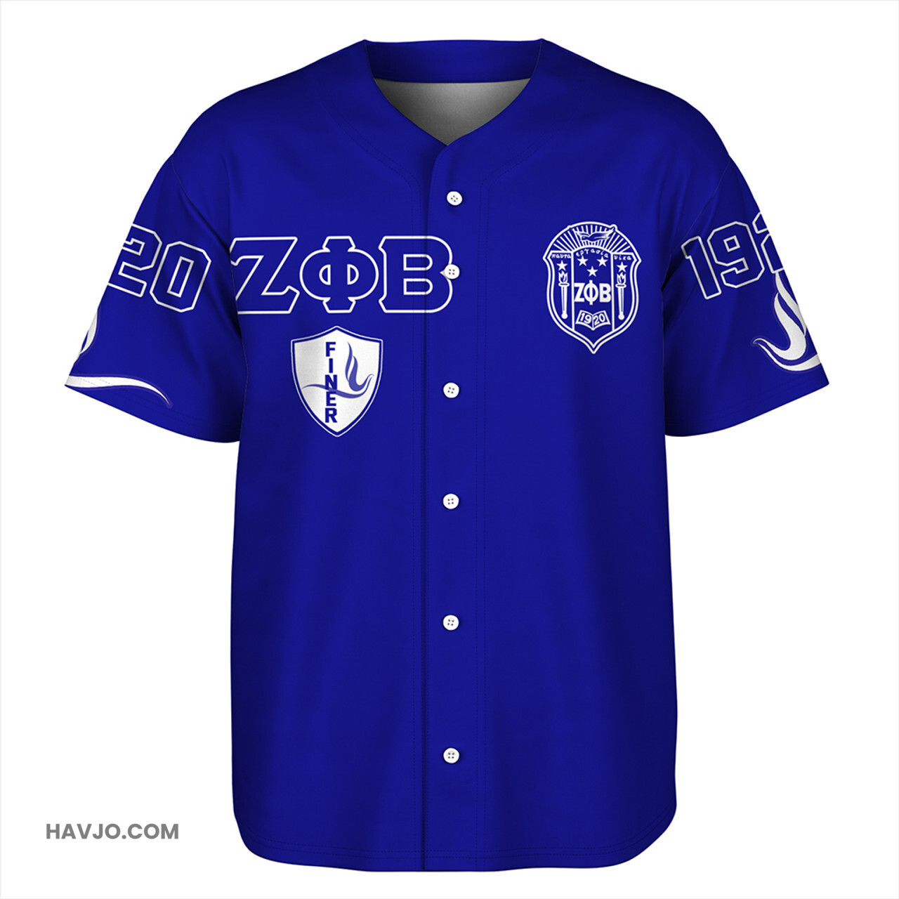Zeta Phi Beta Sorority Edsel Style Baseball Jersey