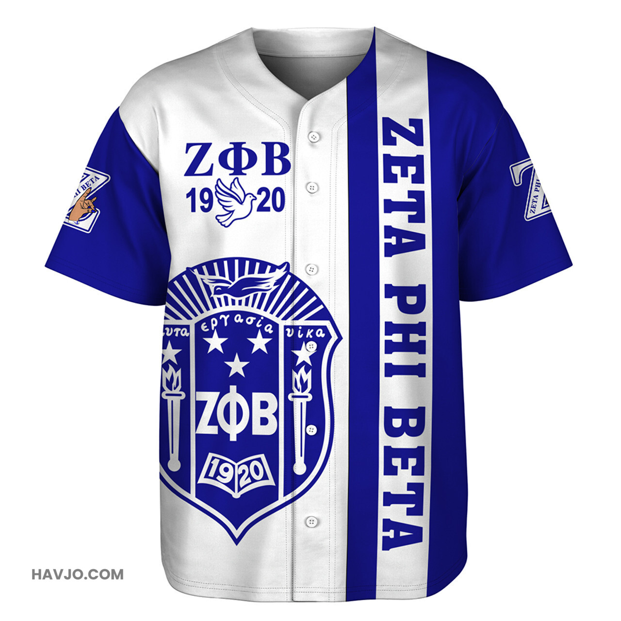 Zeta Phi Beta Sorority Hand Sign 1920 Baseball Jersey