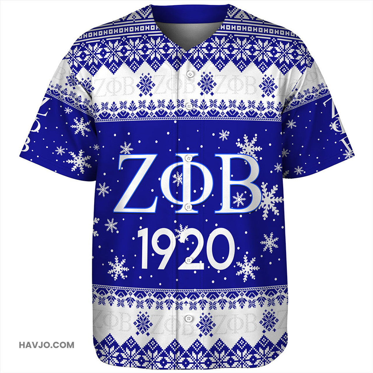 Zeta Phi Beta Sorority Inc Christmas Baseball Jersey